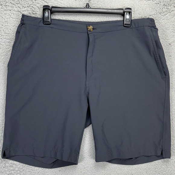 33000 ft Mens Chino Shorts 38 Grey Performance Hiking Outdoor‎ Camping Stretch